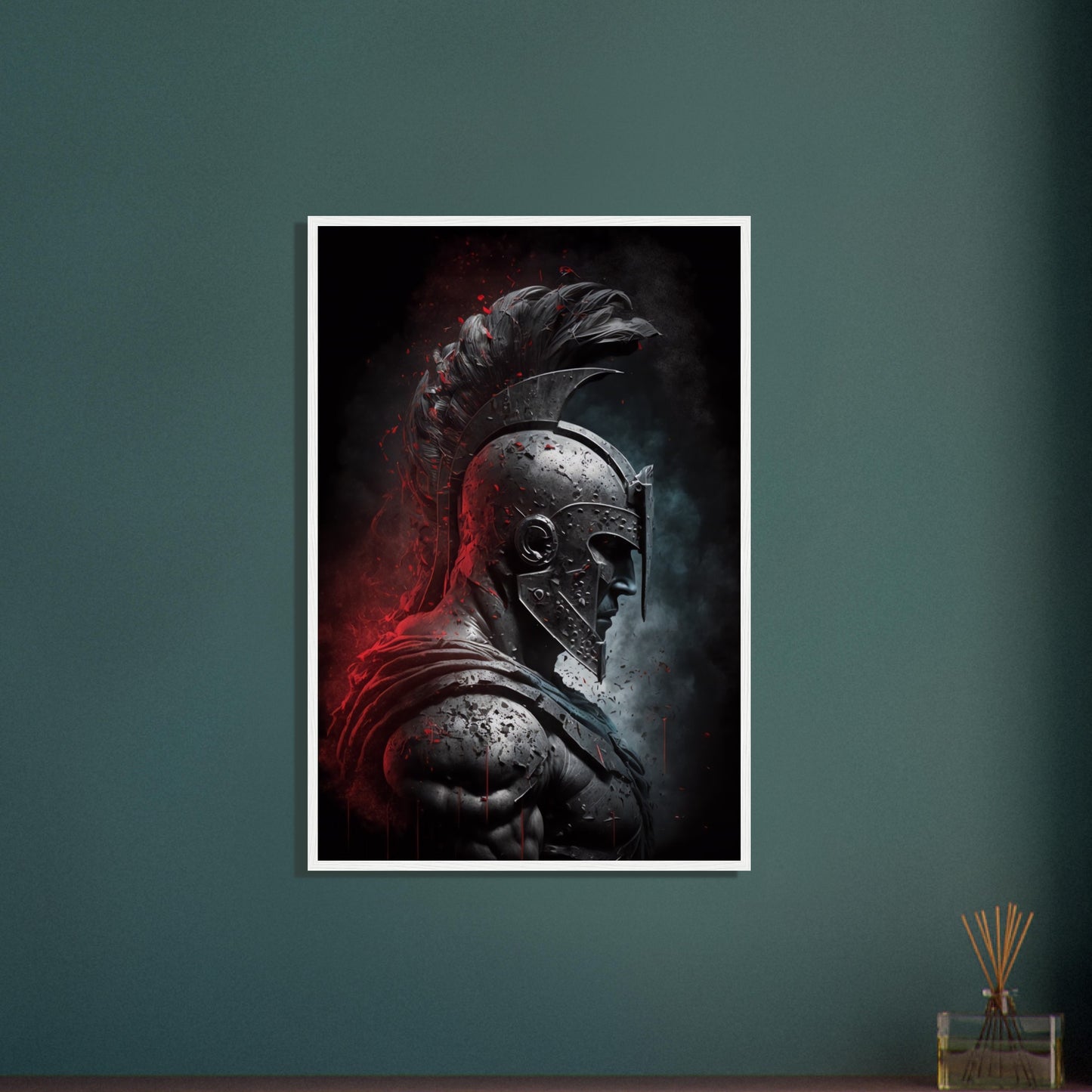 Spartan Matte Paper Wooden Framed Poster