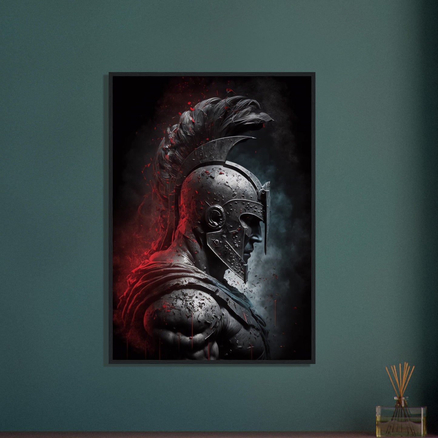 Spartan Matte Paper Wooden Framed Poster