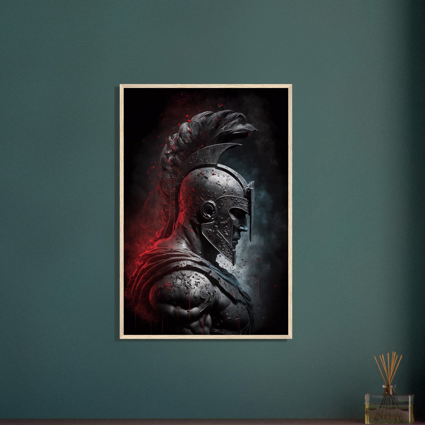 Spartan Matte Paper Wooden Framed Poster