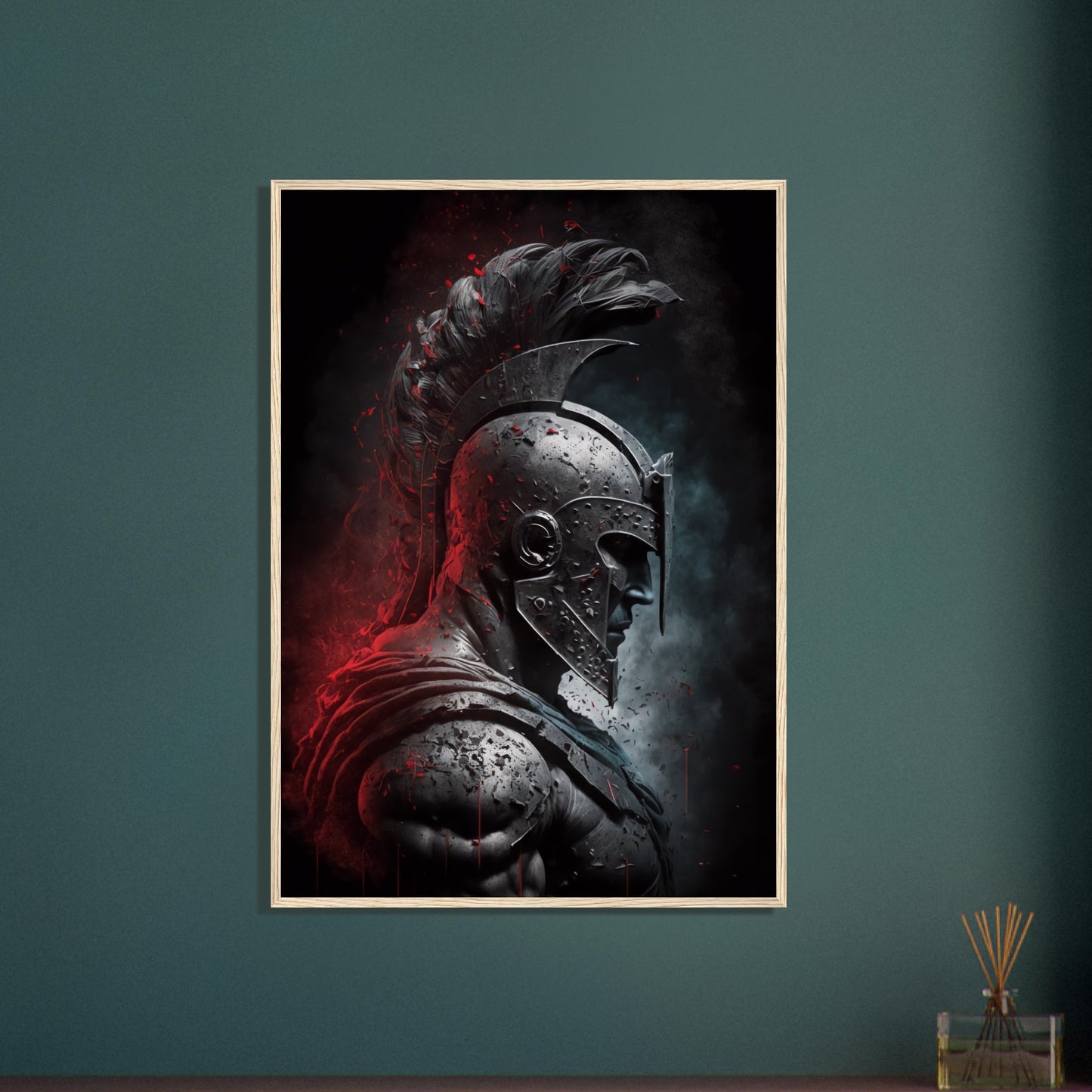 Spartan Matte Paper Wooden Framed Poster
