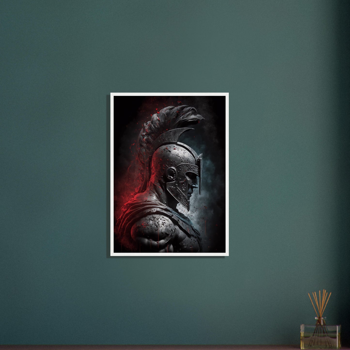 Spartan Matte Paper Wooden Framed Poster