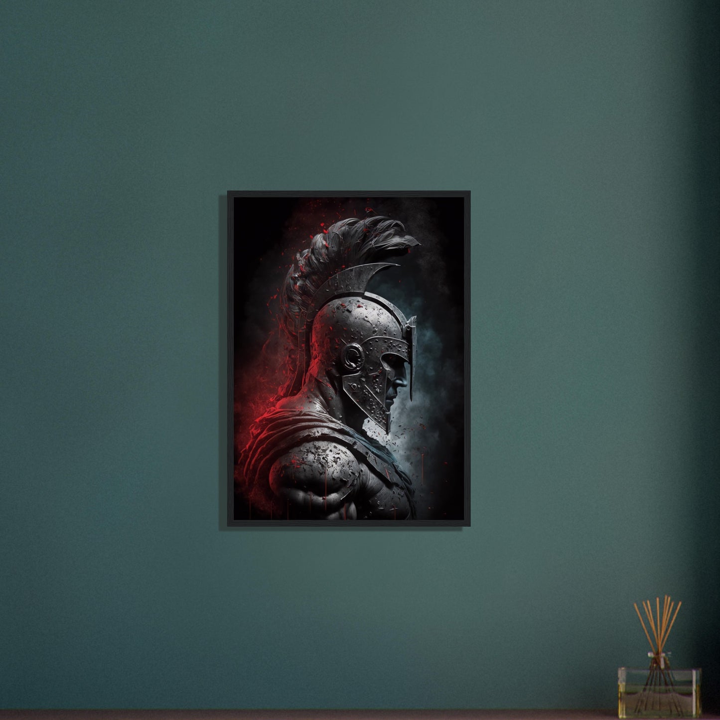 Spartan Matte Paper Wooden Framed Poster