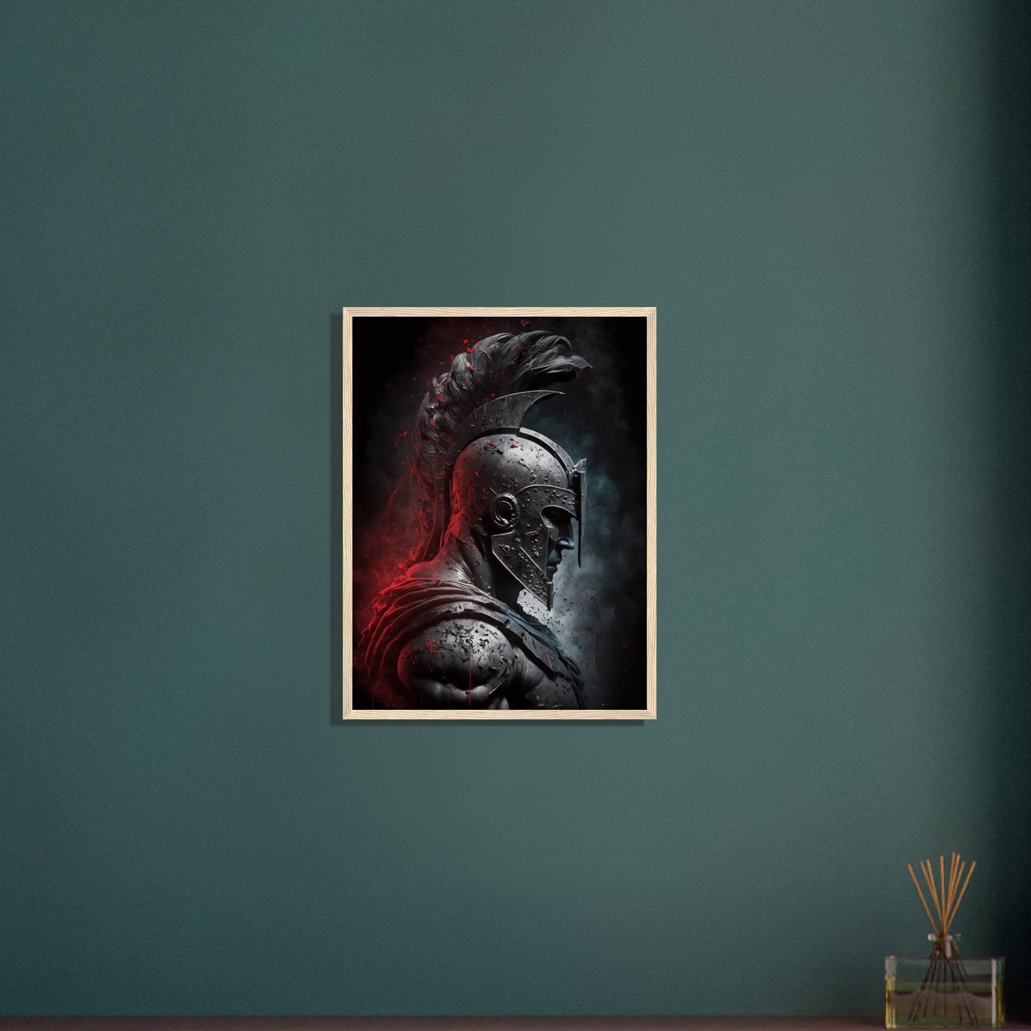 Spartan Matte Paper Wooden Framed Poster
