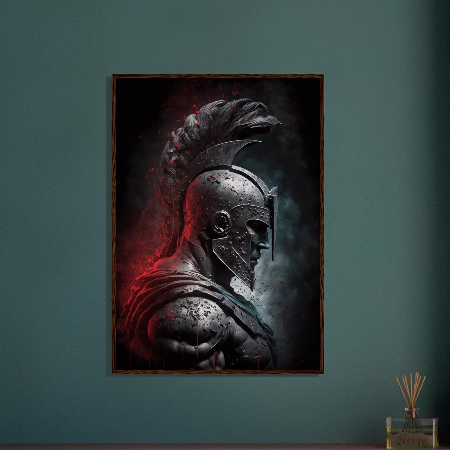 Spartan Matte Paper Wooden Framed Poster