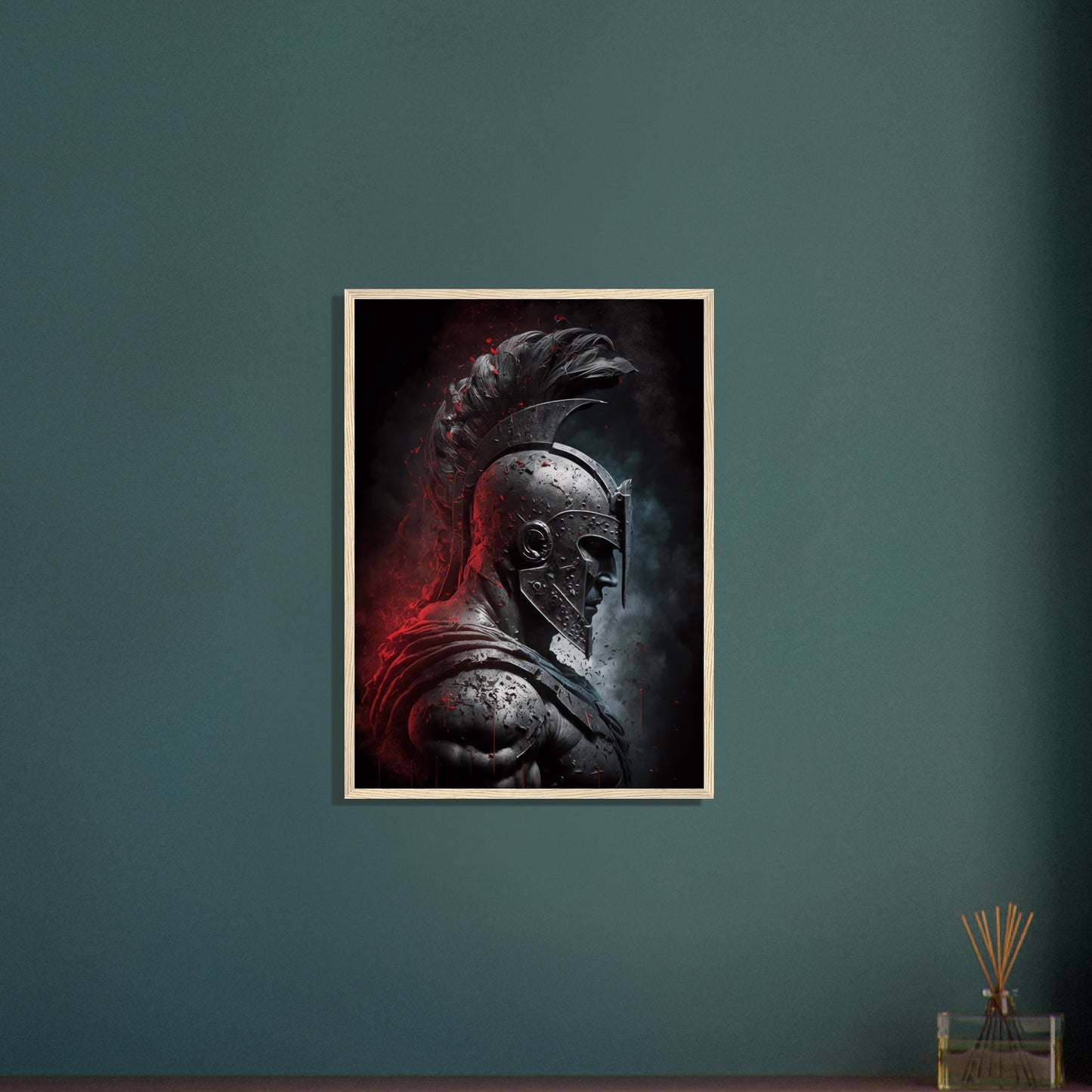 Spartan Matte Paper Wooden Framed Poster