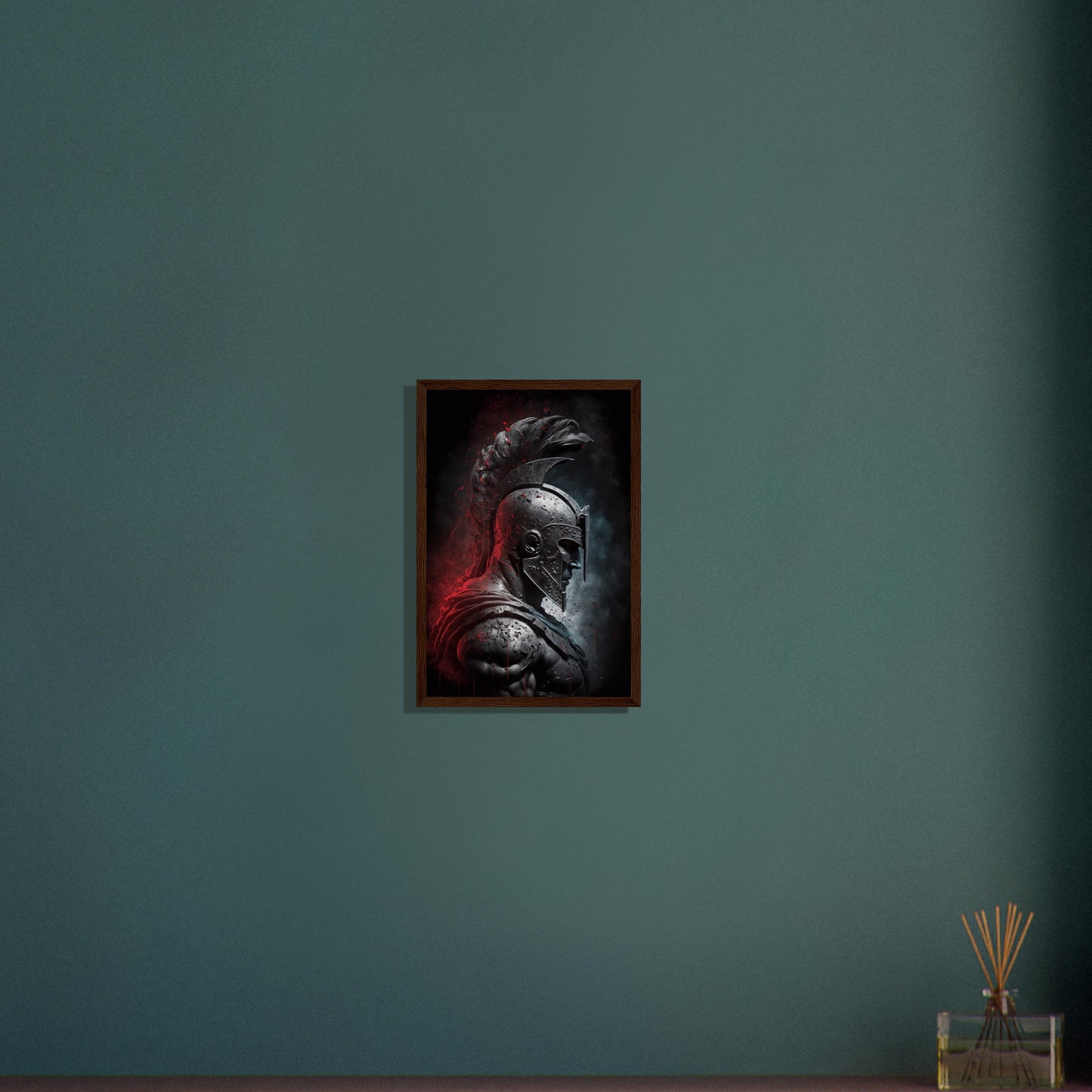 Spartan Matte Paper Wooden Framed Poster