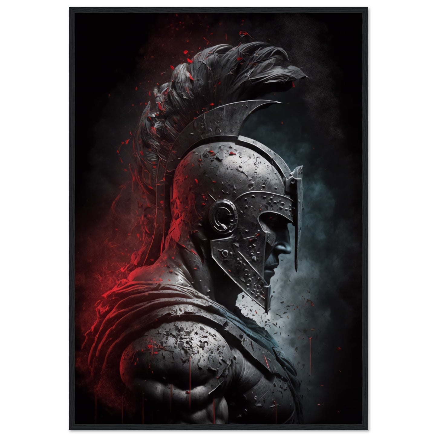 Spartan Matte Paper Wooden Framed Poster