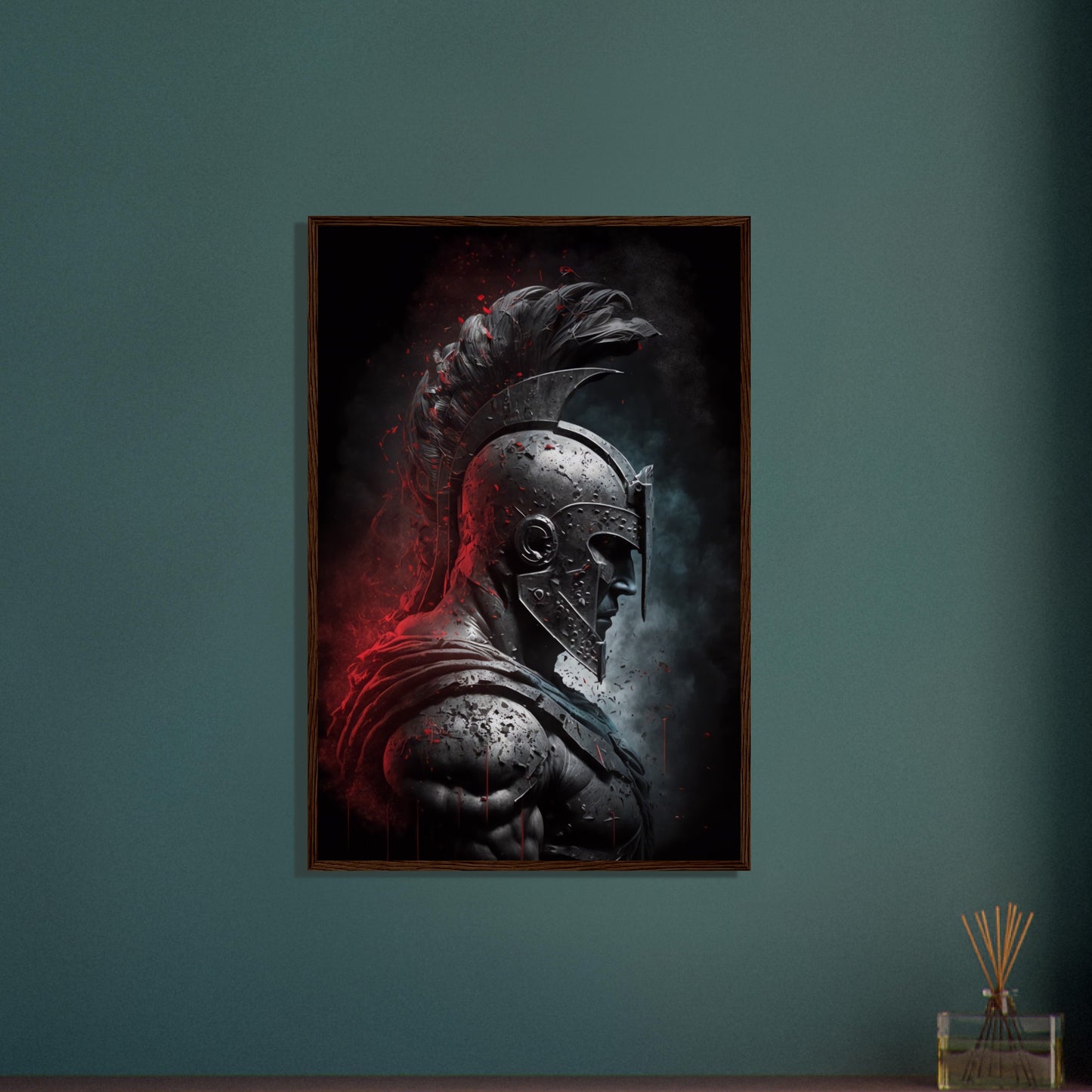 Spartan Matte Paper Wooden Framed Poster