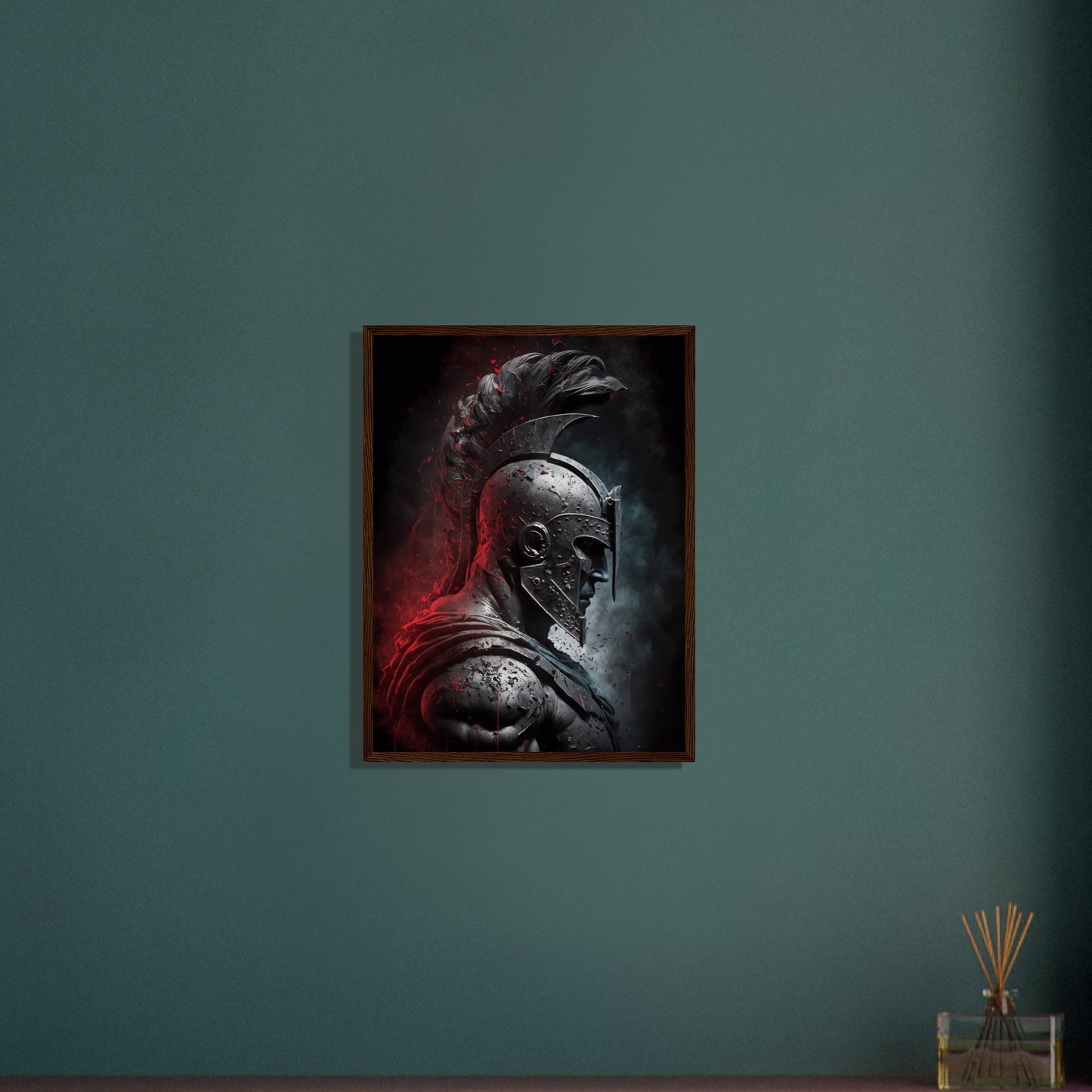 Spartan Matte Paper Wooden Framed Poster