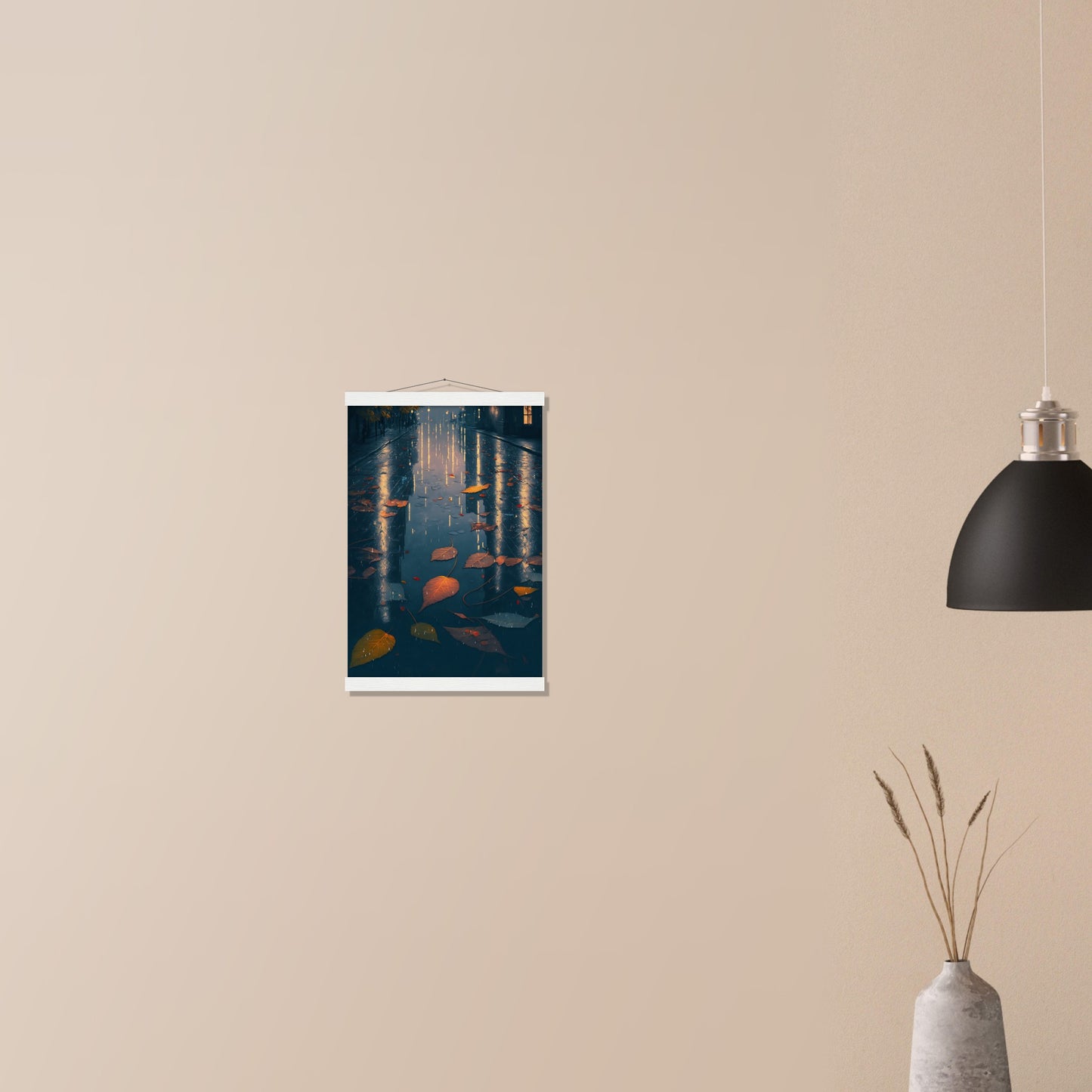Autumn Leaves Matte Paper Poster with Hanger