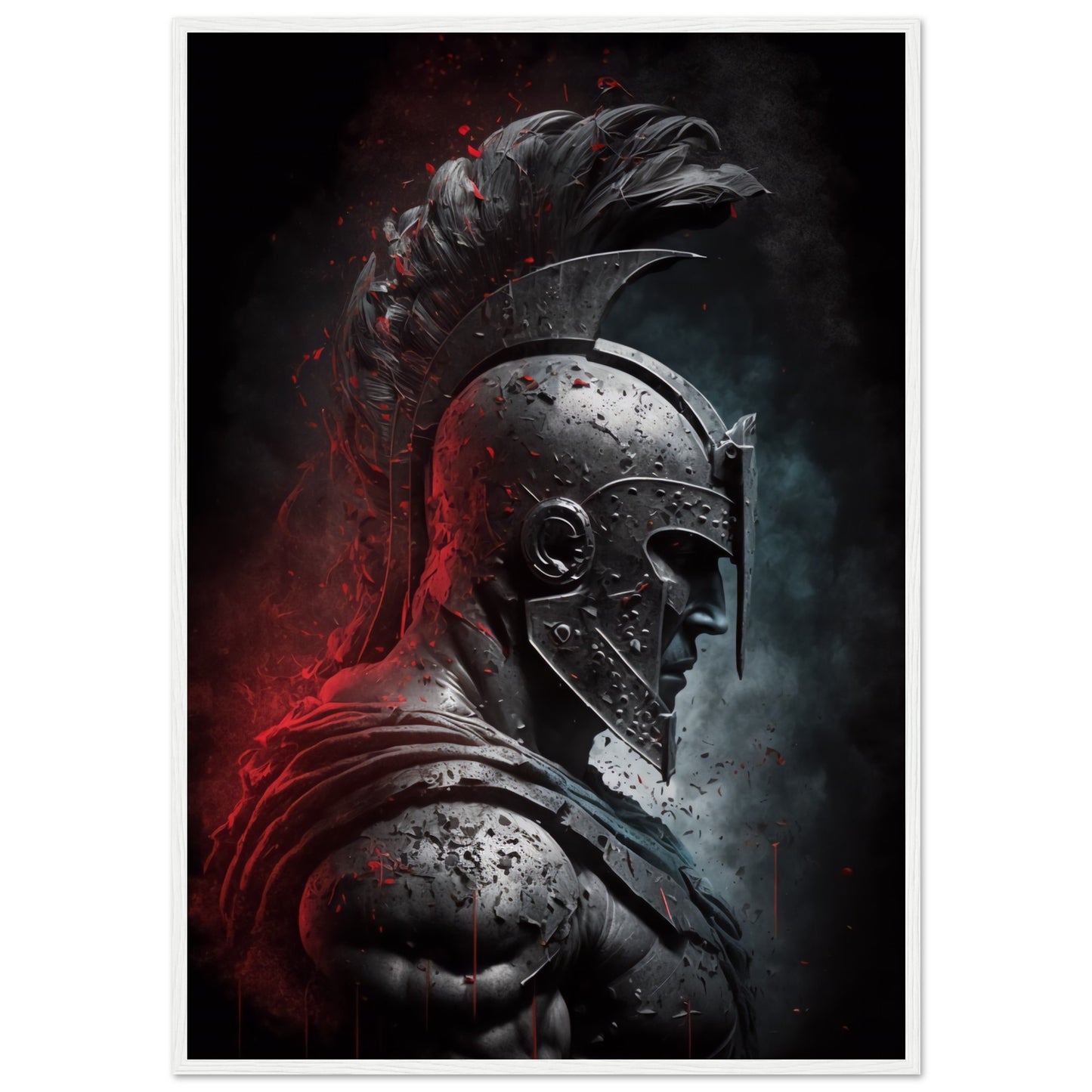 Spartan Matte Paper Wooden Framed Poster