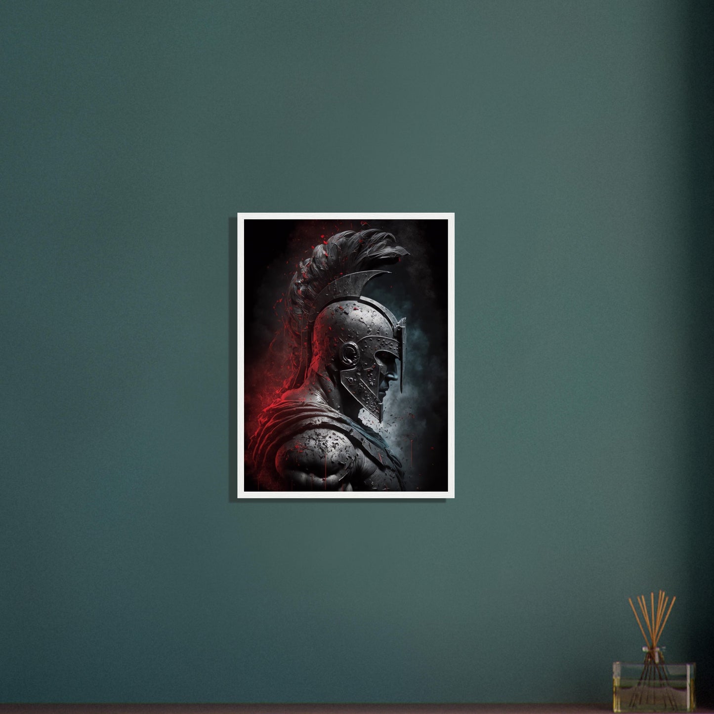 Spartan Matte Paper Wooden Framed Poster
