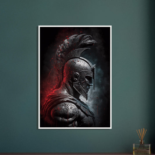 Spartan Matte Paper Wooden Framed Poster