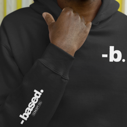 Official -b. Embroidered Unisex Pullover Hoodie