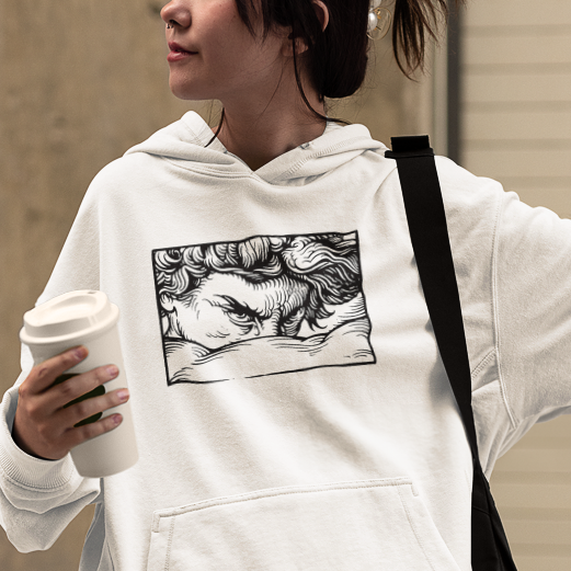 Alexandre Cabanel's 'Fallen Angel' Unisex Pullover Hoodie